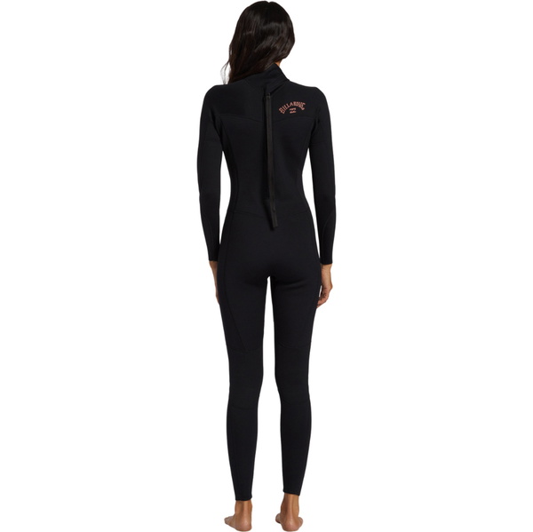 2025 Billabong Da Donna Foil 3/2mm Back Zip Gbs Muta ABJW100184 - Black